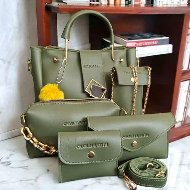 Premium Quality Charles & Keith 5 Pcs Bag - Ishal Design House